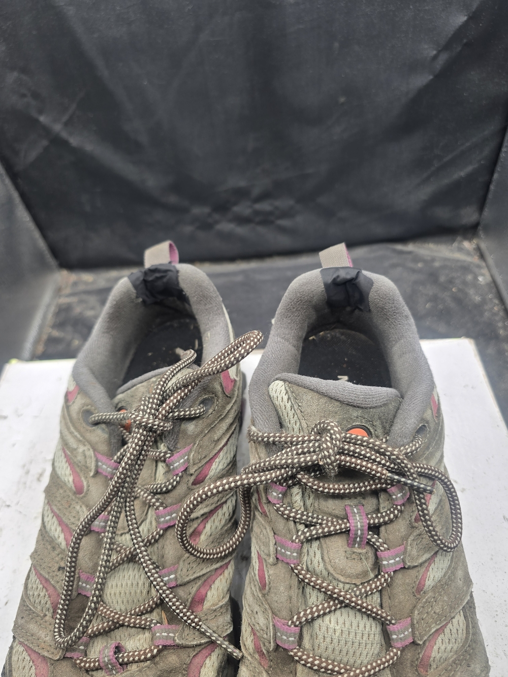 Merrell Olive Green and Pink Women's Trail Boots